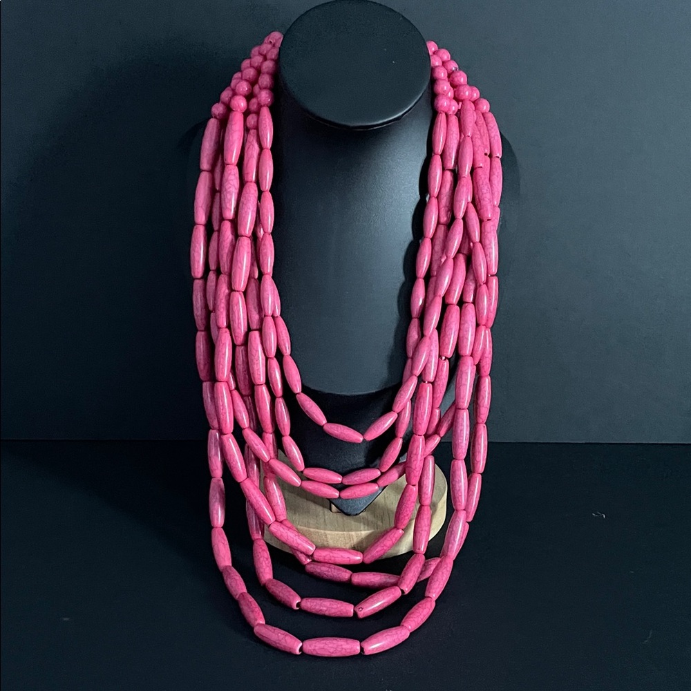 SugarFix Pink Multi-Strand Necklace